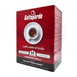 50 Capsule RICCO Caffè Gattopardo To.Da Compatibili Dolce Gusto